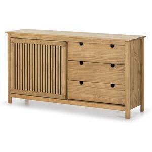 Bruna Wood Sideboard - Waxed Pine by Andrew Piggott Contemporary Furniture