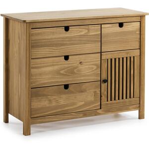 Bruna Wood Chest of Drawers - Waxed Pine by Andrew Piggott Contemporary Furniture