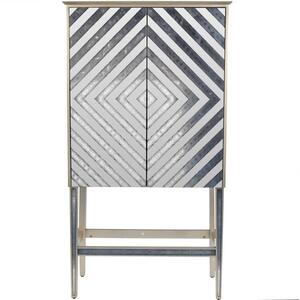 Lexington Antique Mirrored Bar Cabinet by The Arba Furniture Company