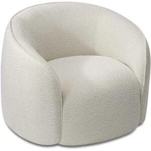 Polta Boucle Occasional Chair in Ivory Sand or Light Grey