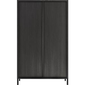Santorini Two Door High Sideboard - Black Oak Finish by Andrew Piggott Contemporary Furniture