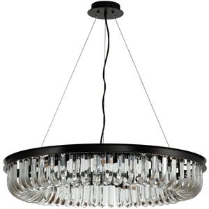 Cowdray Glass Droplet Circular Pendant Chandelier G9 20W by The Arba Furniture Company