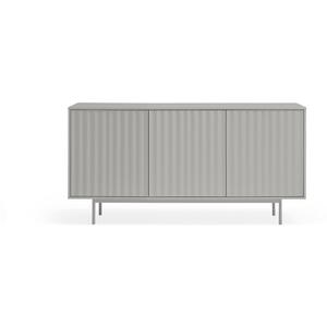 Sierra Three Door Sideboard With Three Internal Drawers - Matt Light Grey Finish by Andrew Piggott Contemporary Furniture