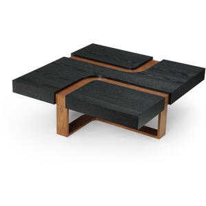 Grove Square Boutique Black and Light Ash Coffee Table