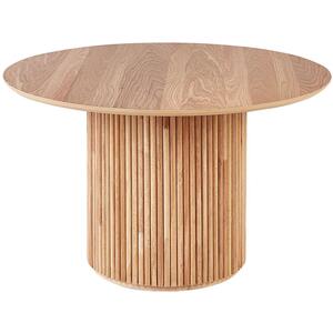 Round Dining Table  120 cm Light Wood VISTALLA by Beliani