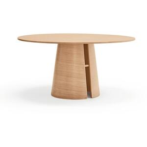 Cep Round Dining Table 157cm - Natural Wood Finish by Andrew Piggott Contemporary Furniture