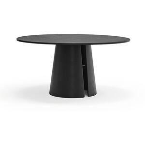 Cep Round Dining Table 157cm - Black Wood Finish by Andrew Piggott Contemporary Furniture