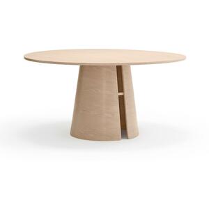 Cep Round Dining Table 157cm - White Wash Wood Finish by Andrew Piggott Contemporary Furniture