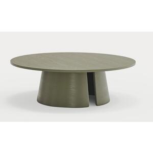 Cep Round Coffee Table - Olive Green Finish
