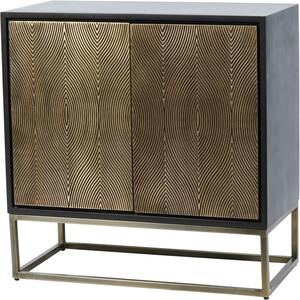 Izabella Embossed 2 Door Cabinet by The Arba Furniture Company
