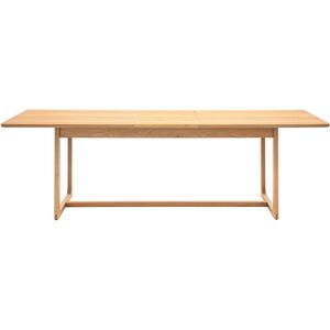 Handi Wooden Extending Rectangular Dining Table in Natural or Smoked Oak