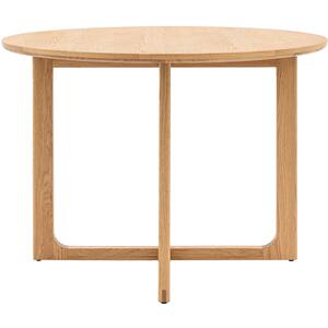 Handi Wooden Round Dining Table in Natural or Smoked Oak