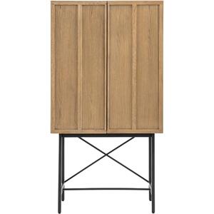Panelled 2 Door Cocktail Cabinet by Gallery Direct