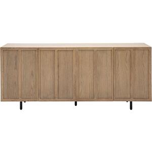 Panelled 4 Door Sideboard by Gallery Direct