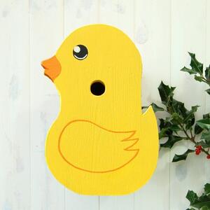 Handmade Yellow Duck Bird Box