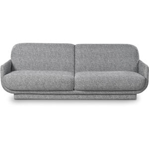 Charles 2 Seater Sofa in Talbot Freckle Grey Upholstery