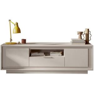 Luna Two Door/One Drawer TV Stand - Cashmere  Finish