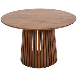 
Slatted Mango Wood Round Dining Table  by Indian Hub