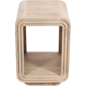 
Hudson Carved Mango Wood Side Table  by Indian Hub