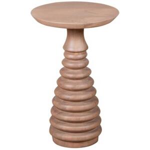 Valencia Solid Mango Wood Round Side Table 