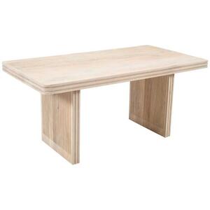 Hudson Carved Solid Mango Wood Rectangular Dining Table 