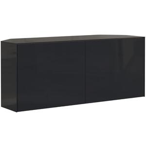 Frank Olsen INTEL 1200 Corner TV Cabinet Black by Frank Olsen Furniture