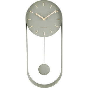 Present Time Wall Clock Pendulum Charm - Jungle green