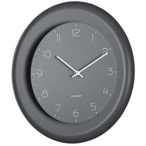 Present Time Wall Clock Dual Disc - Dark grey