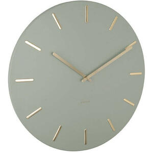 Present Time Wall Clock Charm - Jungle green