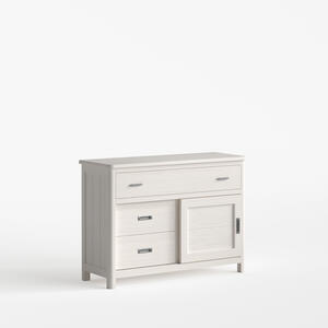 Cerdena Small Sideboard White Decape Finish