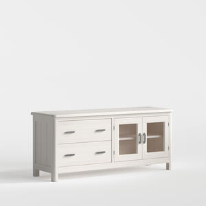 Cerdena Small TV Unit White Decape Finish by Carsten Mobel