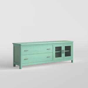 Cerdena Large TV Stand Green Verde Agua Finish by Carsten Mobel