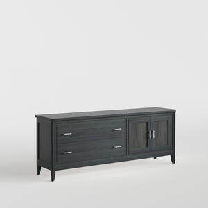 Genova Large TV Stand Black Finish by Carsten Mobel