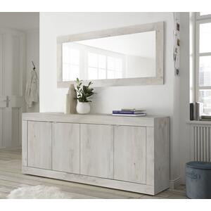 Jorgei Four Door Sideboard White Pine Finish by Andrew Piggott Contemporary Furniture