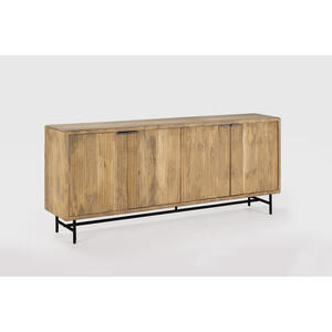 Murcia Four Door Sideboard - Mango Wood and Metal Legs by Andrew Piggott Contemporary Furniture