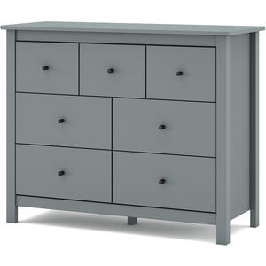 Lucena Seven Drawer Chest - Khaki Green by Andrew Piggott Contemporary Furniture