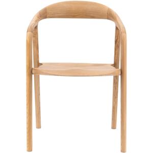 2 x Madrid Retro Wooden Dining Chair in Oak or Walnut