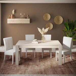 Raveena Extending Dining Table 137 with 48 cm Extension - Cashmere Finish by Andrew Piggott Contemporary Furniture