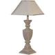 Grey Wash Squared Urn Table Lamp by The Orchard