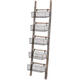 Wooden Ladder with Five Storage Baskets by The Orchard