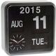 Karlsson Mini Flip Wall Clock - Silver by Red Candy