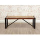 Urban Chic Small Dining Bench by Baumhaus Furniture