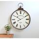 Brass Oversized Pocket Watch Wall Clock by The Orchard