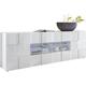 Treviso Long Sideboard - Two Doors/Four Drawers White High Gloss by Andrew Piggott Contemporary Furniture