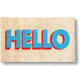 Hello Doormat by Red Candy