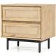 Maddox Bedside with Two Drawers by The Arba Furniture Company