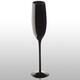 Midnight Black Champagne Glass by Red Candy